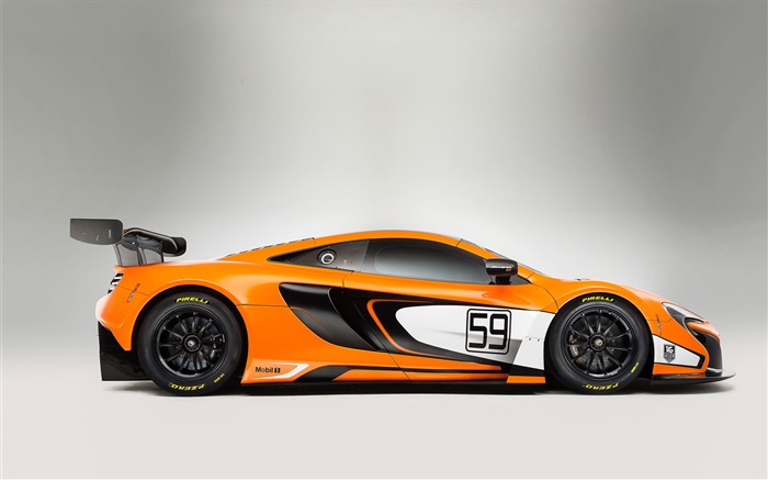 2015 650S GT3 McLaren vista lateral superdeportivo Fondos de pantalla, imagen