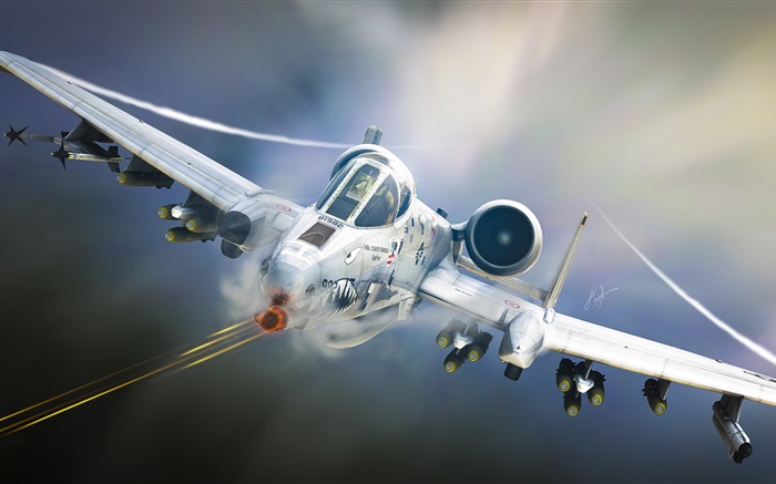 A-10 Tankbuster, aviones de ataque Fondos de pantalla, imagen