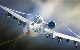 A-10 Tankbuster, aviones de ataque HD fondos de pantalla