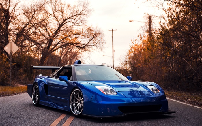 Acura azul superdeportivo Fondos de pantalla, imagen