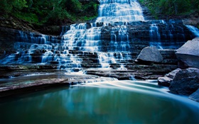 Albion Falls, Hamilton, Ontario, Canadá, cascadas, lago HD fondos de pantalla