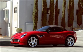 Alfa Romeo 8C Spider superdeportivo HD fondos de pantalla