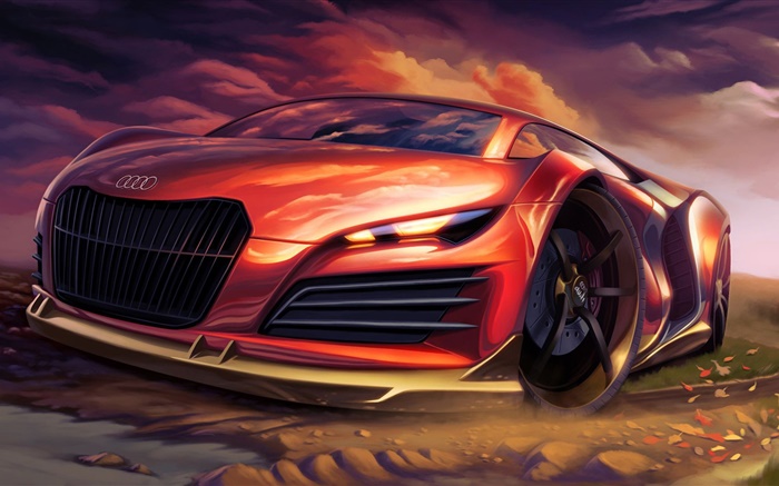 Diseño superdeportivo Audi Fondos de pantalla, imagen