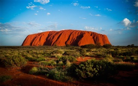 Ayers Rock, Australia, atardecer