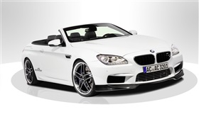 BMW M6 F13 coche blanco HD fondos de pantalla