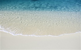 Playa, olas, azul HD fondos de pantalla