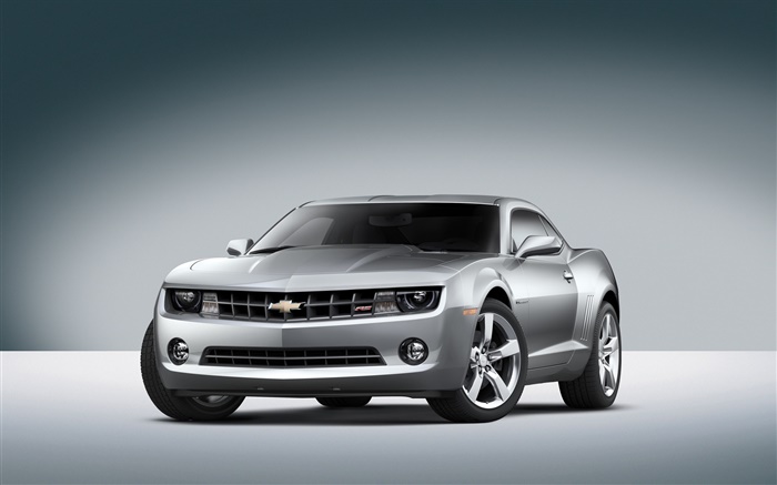 Chevrolet coche plateado vista frontal Fondos de pantalla, imagen