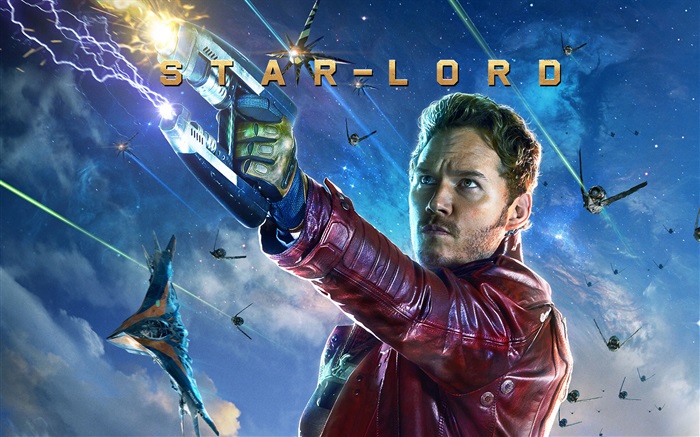 Chris Pratt como Star-Lord, Guardianes de la Galaxia Fondos de pantalla, imagen