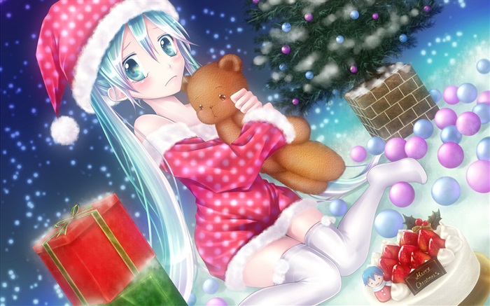 Navidad chica anime Fondos de pantalla, imagen