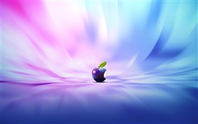 Escenario colorido, logotipo de Apple