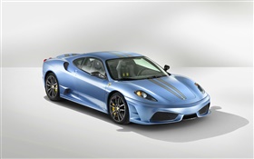 Ferrari luz del coche azul HD fondos de pantalla