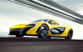 McLaren P1 superdeportivo amarilla HD fondos de pantalla