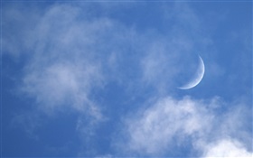 Luna, noche, nubes HD fondos de pantalla