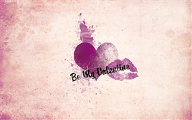 My Valentine, púrpura amor corazones HD fondos de pantalla