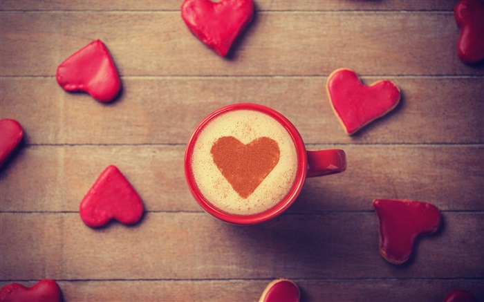 Una taza de café amor Fondos de pantalla, imagen