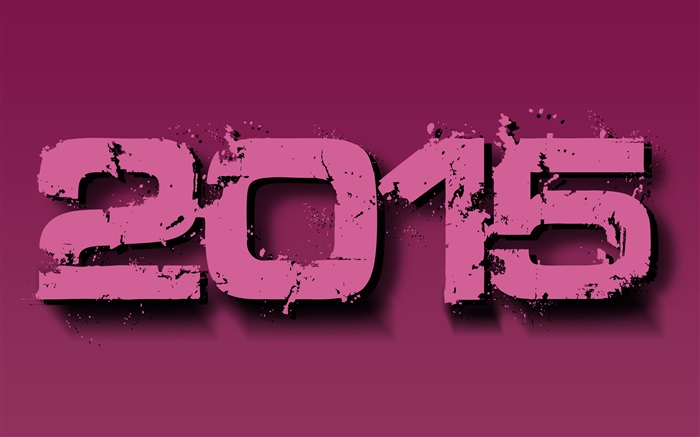 Estilo púrpura, Año Nuevo 2015 Fondos de pantalla, imagen
