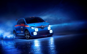 Renault TwinRun azul concept car HD fondos de pantalla