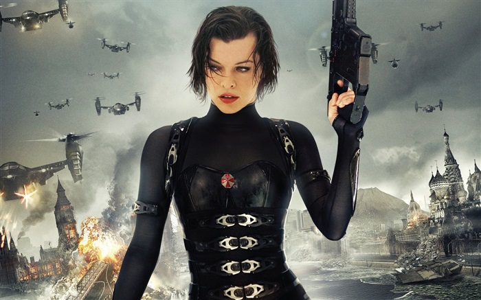 Resident Evil 5: Retribution, Milla Jovovich Fondos de pantalla, imagen