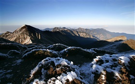 top montañas vista paisaje, cielo HD fondos de pantalla