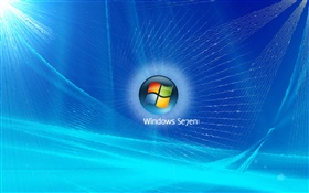 Windows 7, sonic azul