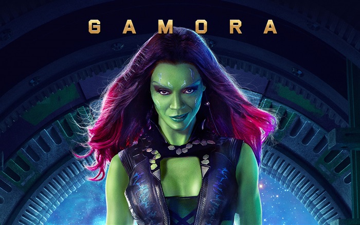 Zoe Saldana como Gamora, Guardianes de la Galaxia Fondos de pantalla, imagen