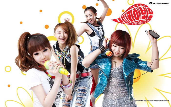 2NE1, niñas de música coreana 01 Fondos de pantalla, imagen