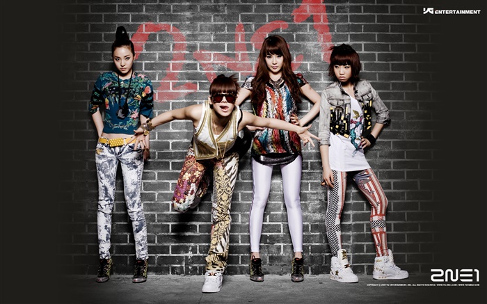 2NE1, niñas de música coreana 02 Fondos de pantalla, imagen