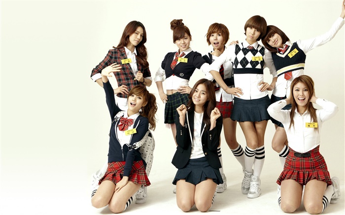 Después de la escuela, Corea niñas de música 02 Fondos de pantalla, imagen