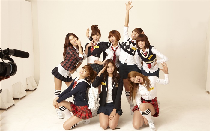 Después de la escuela, Corea niñas de música 04 Fondos de pantalla, imagen