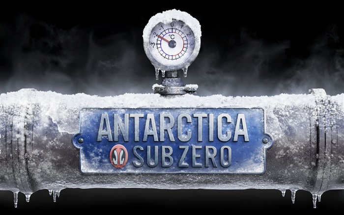 Antártida, temperaturas bajo cero, imágenes creativas Fondos de pantalla, imagen