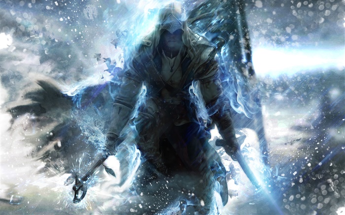 Creed 3, juego de pantalla ancha de Assassin Fondos de pantalla, imagen