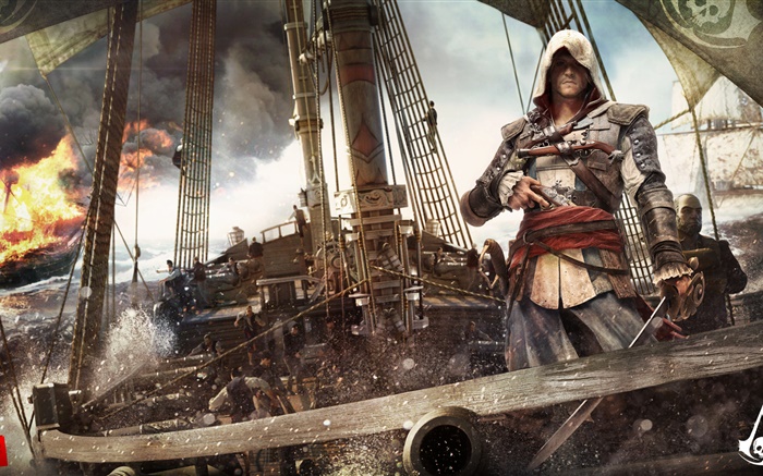 Assassins Creed 4: Bandera Negro, juego de PC Fondos de pantalla, imagen