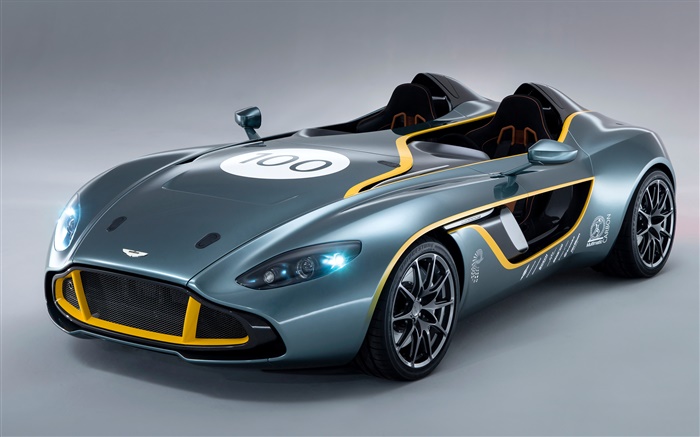 Aston Martin CC100 Speedster concepto superdeportivo vista lateral frontal Fondos de pantalla, imagen