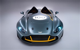 Aston Martin CC100 Speedster vista frontal concepto superdeportivo