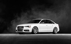 Audi S4 Vorsteiner coche blanco HD fondos de pantalla