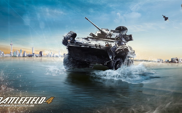Battlefield 4, vehículos blindados Fondos de pantalla, imagen