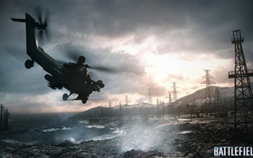 Battlefield 4, helicópteros HD fondos de pantalla