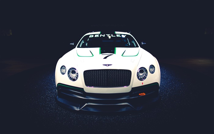 Vista delantera del coche Bentley Continental GT3 Concept Fondos de pantalla, imagen