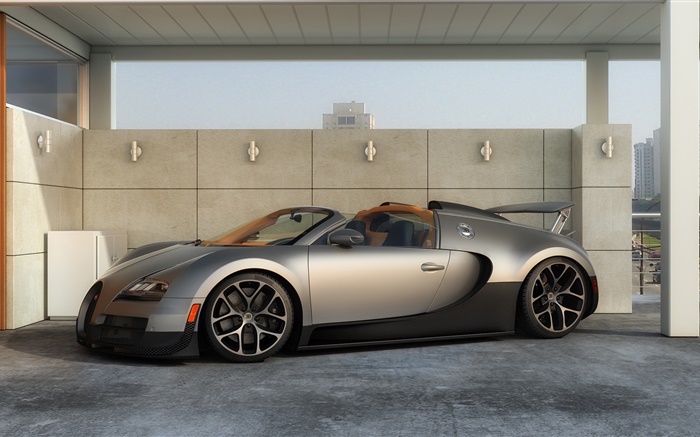 Superdeportivo Bugatti Veyron Grand Sport Fondos de pantalla, imagen