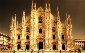 Catedral, Milán, Italia, edificios HD fondos de pantalla