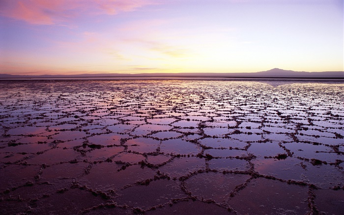 Mar muerto, paisaje hermoso atardecer Fondos de pantalla, imagen