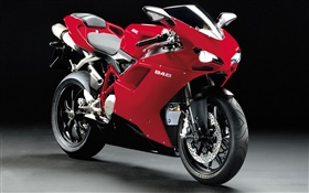 Ducati 848 motocicleta roja HD fondos de pantalla