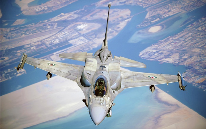 F-16 de combate, Fighting Falcon Fondos de pantalla, imagen