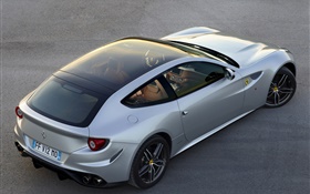 Vista superior superdeportivo Ferrari FF GT HD fondos de pantalla