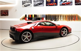 Ferrari SP12 EC supercar rojo HD fondos de pantalla