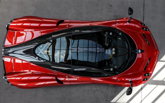 Forza Motorsport 5, vista desde arriba supercar rojo Fondos de pantalla, imagen