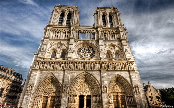 Francia, Notre Dame, edificios Fondos de pantalla, imagen