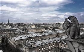 Francia, París, ciudad, casas HD fondos de pantalla