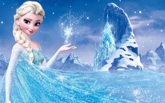 Congelado, película de Disney, la princesa Elsa Fondos de pantalla, imagen