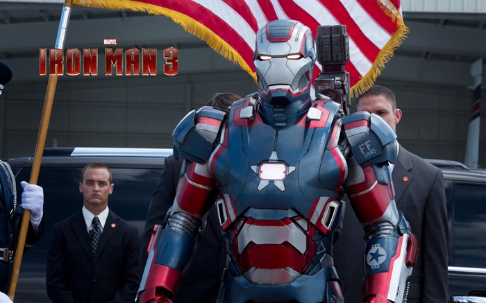 Iron Man 3, con pantalla grande de la película Fondos de pantalla, imagen
